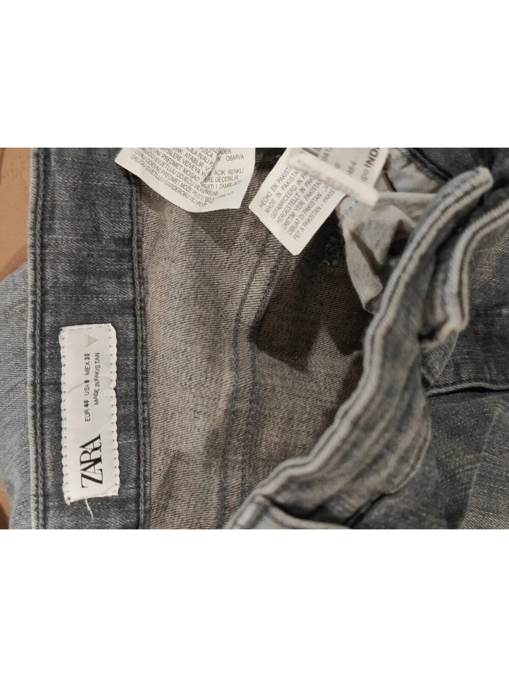 Zara Boys' Gray Skinny Jeans Size US 16 / EUR 33